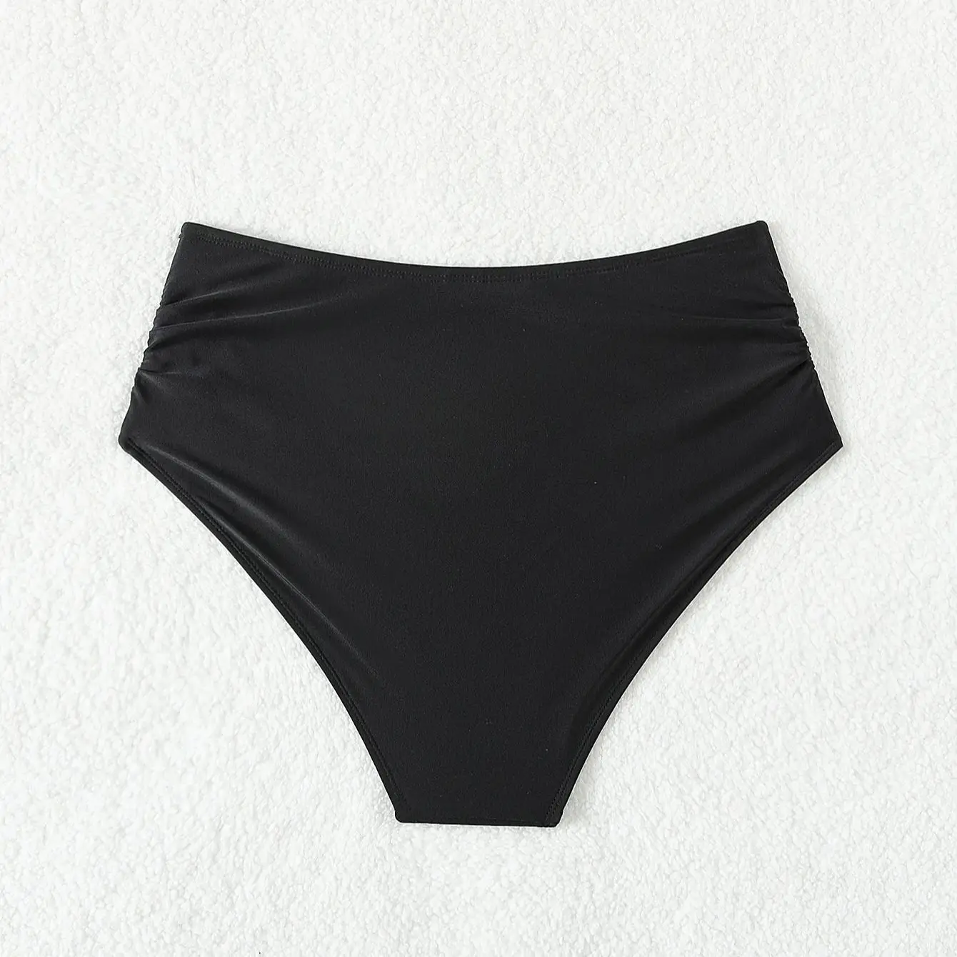 Female Swimming Shorts Triangle Type Women Black Beach Pants height waist bikini bottom