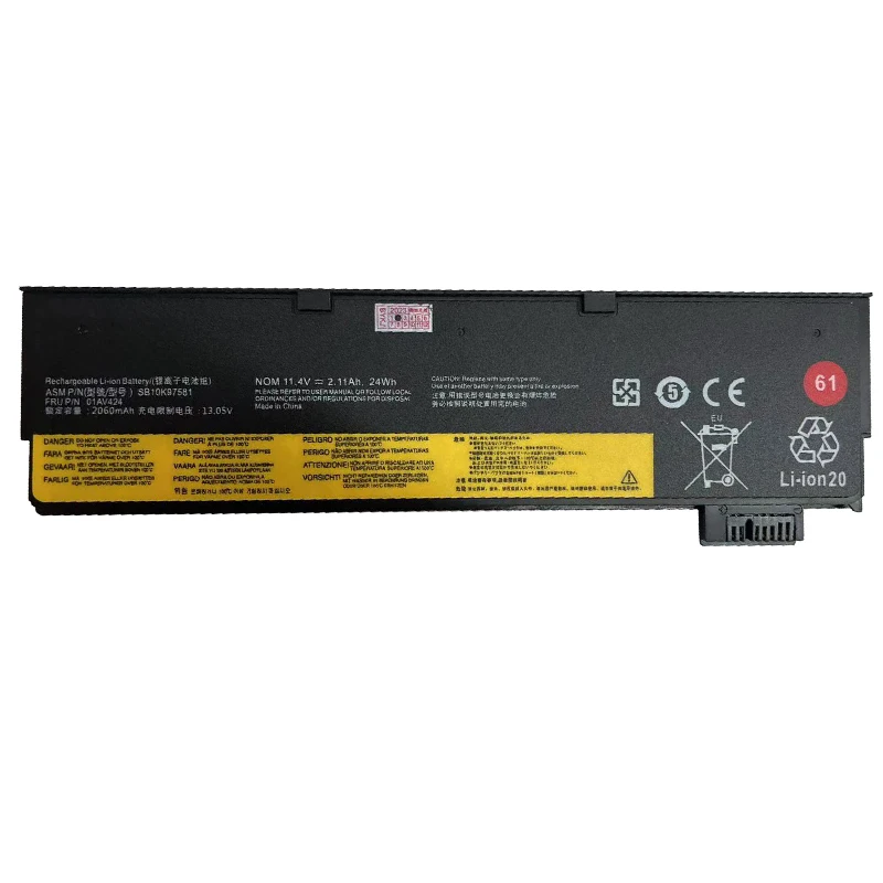 Imagem -03 - Lenovo-thinkpad Bateria do Portátil T470 T480 T570 T580 P51s P52s 01av424 Bateria