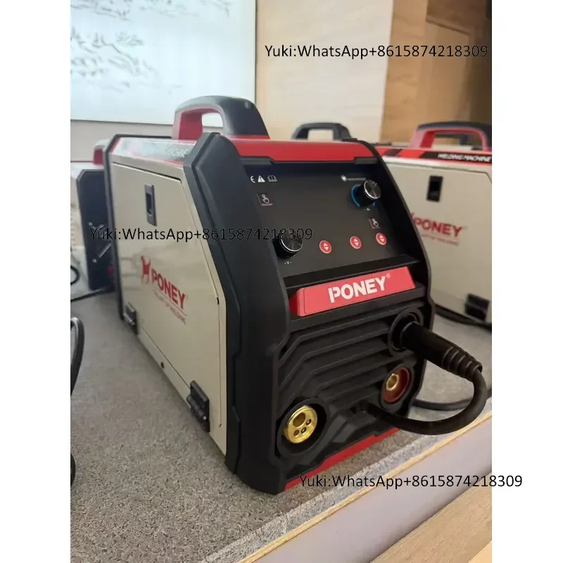 New PONEY 220V multi-function inverter MIG welder MIG-200 with digital control synergy technology, wire diameter 0.8mm