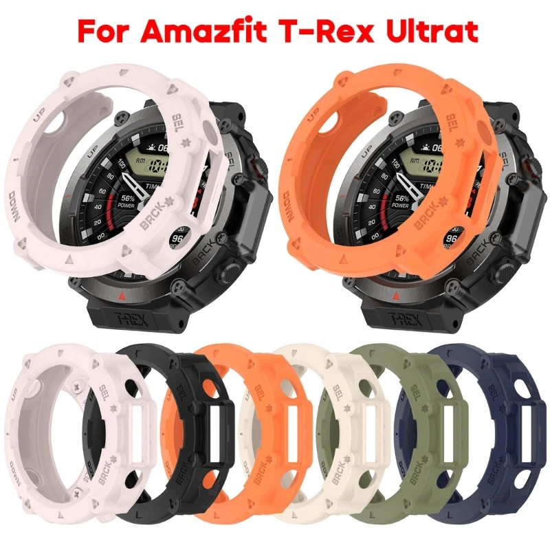 Funda protectora de pantalla para reloj inteligente Amazfit T Rex Ultra, carcasa antigolpes, resistente a los arañazos