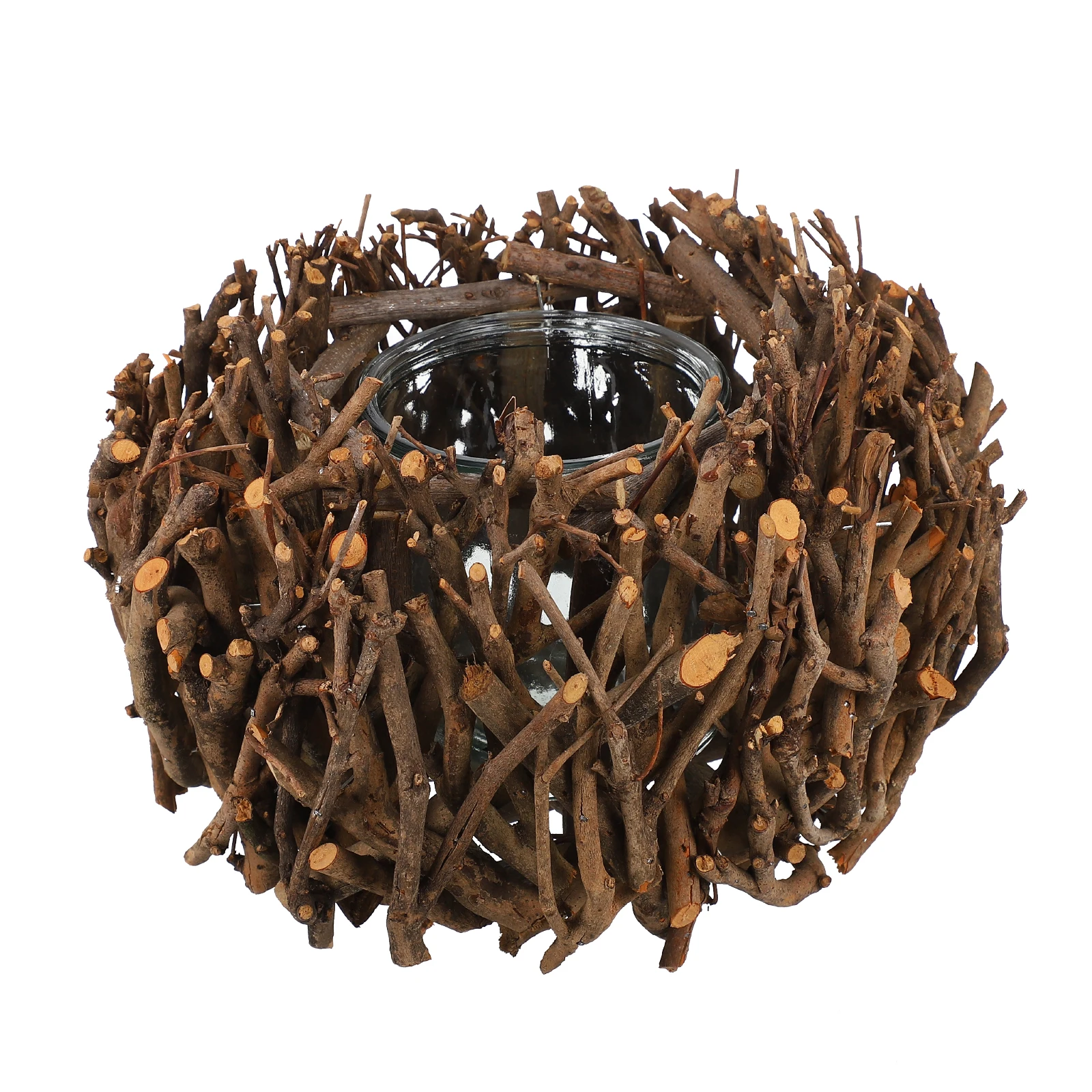 

Holder Nest Branch Glass Decor Brown Tree Candlestick Dripping Catcher Home Wedding Party Stylish