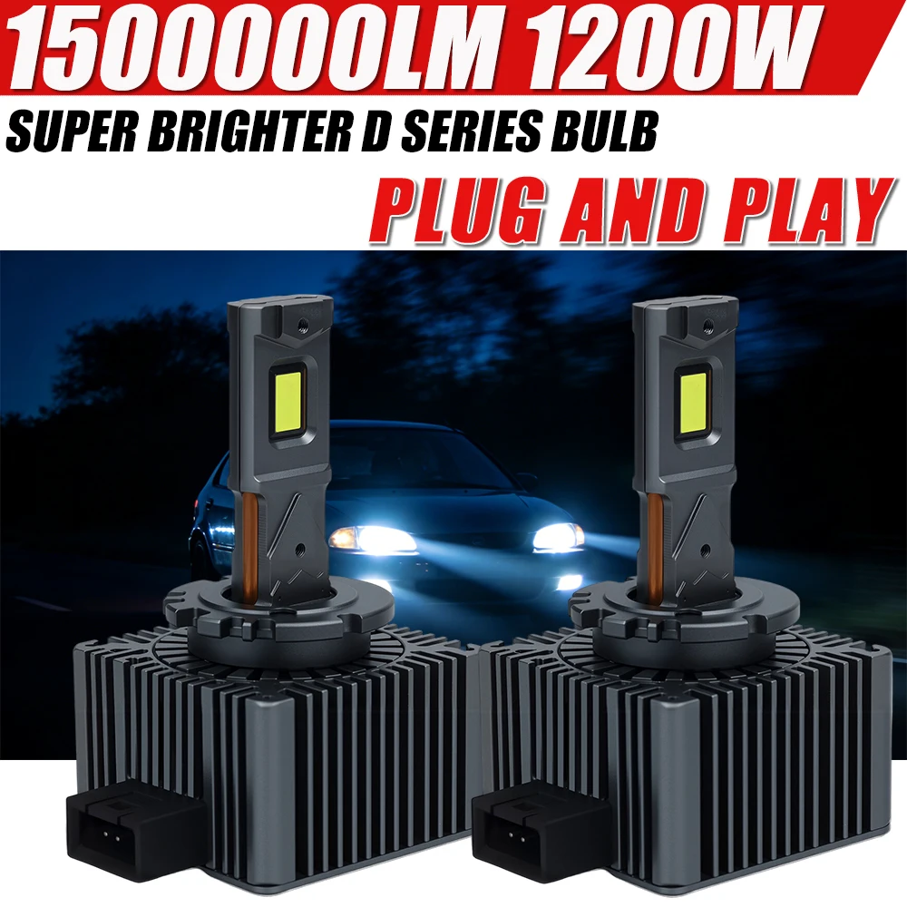 

D1S D3S D2S D4S D8S LED bulb Ultra Bright Car Headlight Powerful CANBUS 9057 CSP Replace Xenon HID Auto Lights LED Headlamp 12V