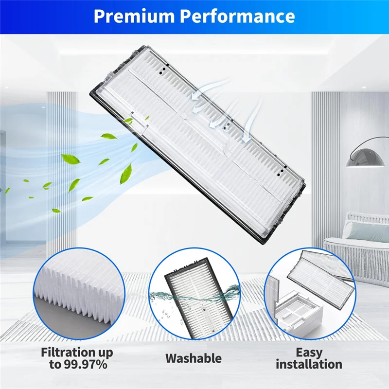 

【Hot Cake】Replacement Parts For Roborock S7 Maxv Ultra / S7 Pro Ultra Vacuum Cleaner,Accessories Kit Inclue Roller Brush Dust Ba