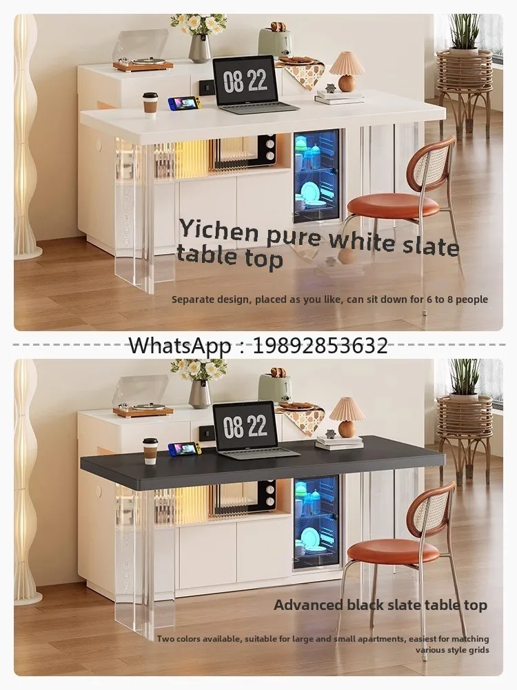 

XLL разъемный обеденный стол из умной каменной плиты, подвесной ремень, дезинфекционный шкаф, многофункциональный встроенный островной стол