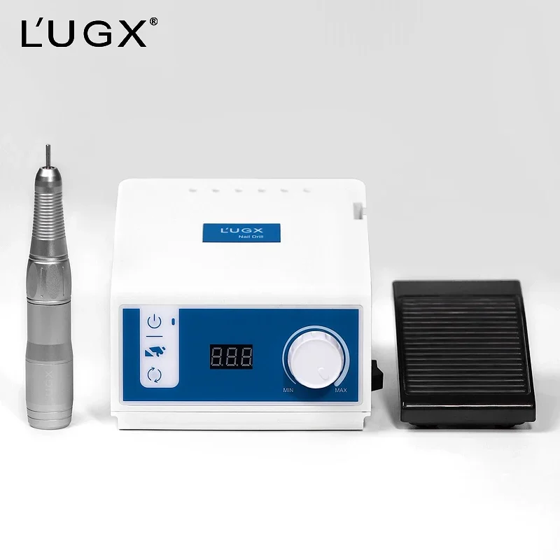 LUGX Customizable 45000rpm Pedicure Electric Acrylic Nail Drill Professional Brushless Efile Electric Nail Drill Machine