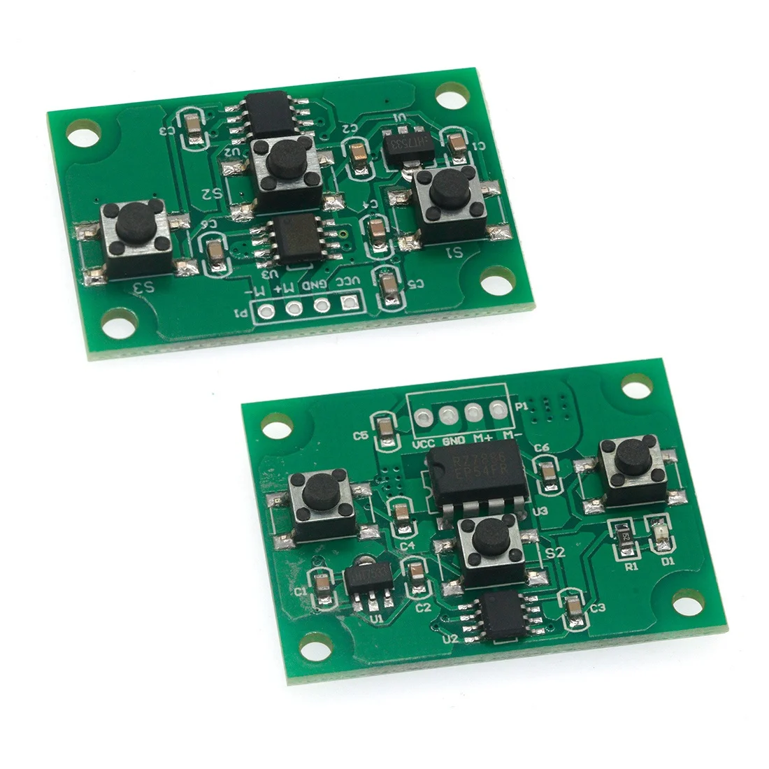 Self-locking two-way wire control module motor forward and reverse control bistable switch DIY two-channel motor drive