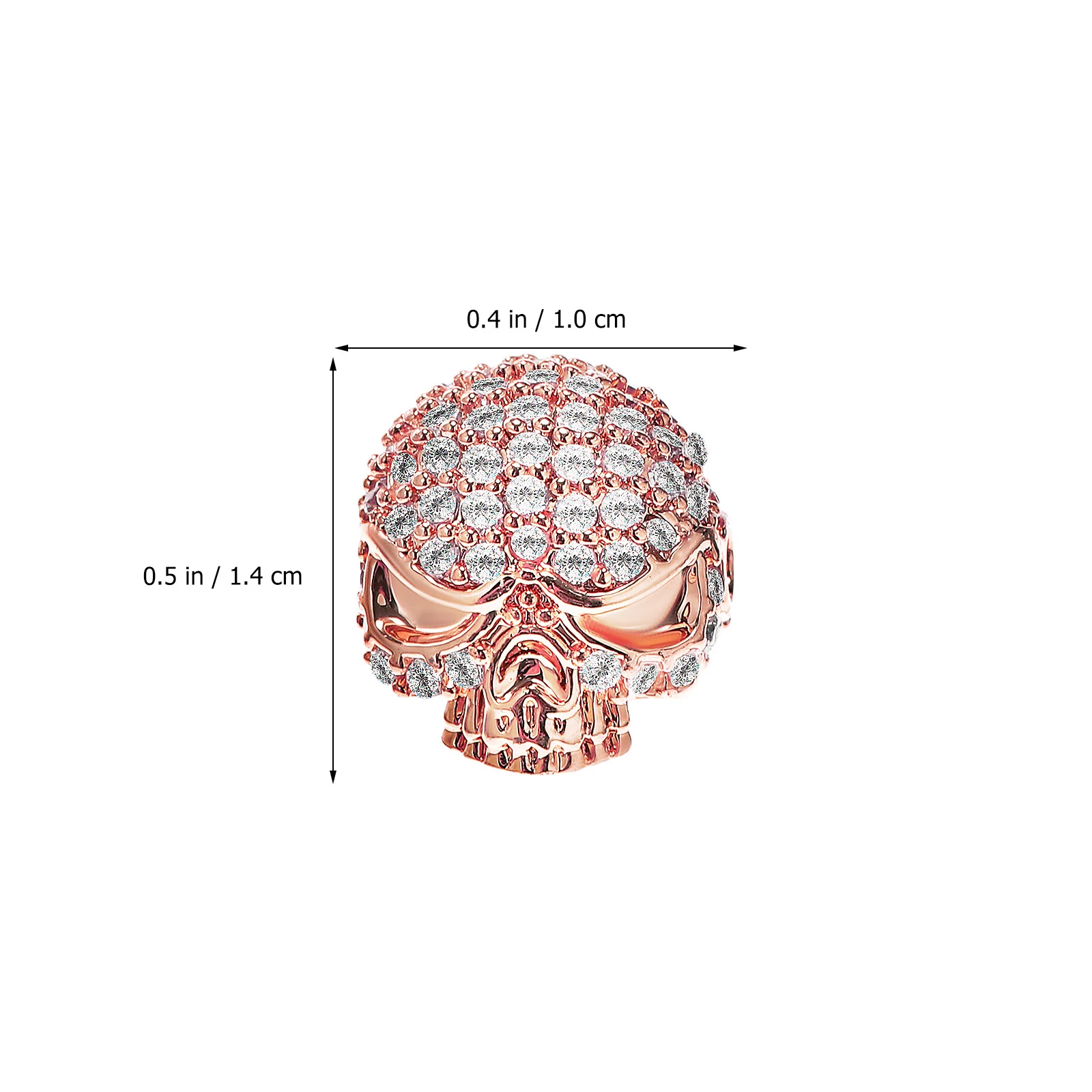 Horror Beads Skull Spacer Jewelry Making Mini Charms Pendants Halloween Decorations