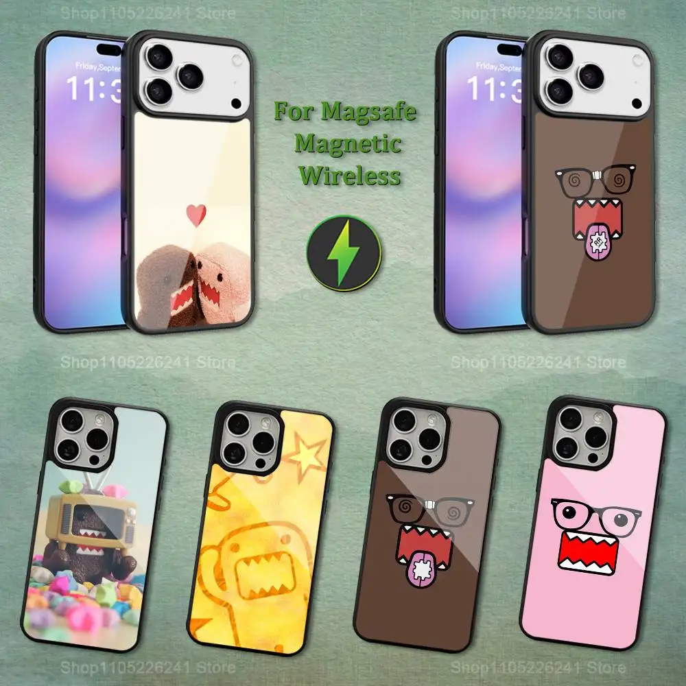 

Cartoon D-Domo K-Kun Cute Phone For iPhone 17,12,11,16,15,13,14,Pro,Max,Plus,Mini, For Magsafe,Magnetic Wireless Charging Case
