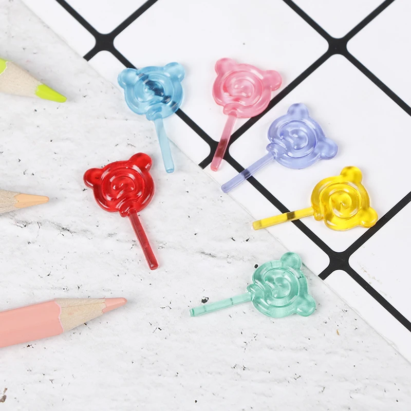 1:12 ของเล่นบ้านตุ๊กตา ลูกอมอมยิ้ม ของขวัญสำหรับเด็ก บ้านตุ๊กตาจิ๋ว 6 ชิ้น/ชุด