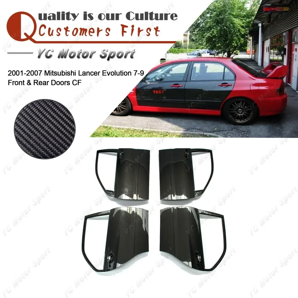 

Аксессуары для автомобилей: Комплект дверных накладок из карбона для Mitsubishi Lancer Evolution 7-9 EVO 7 8 9 2001-2007 годов выпуска, передние и задние двери