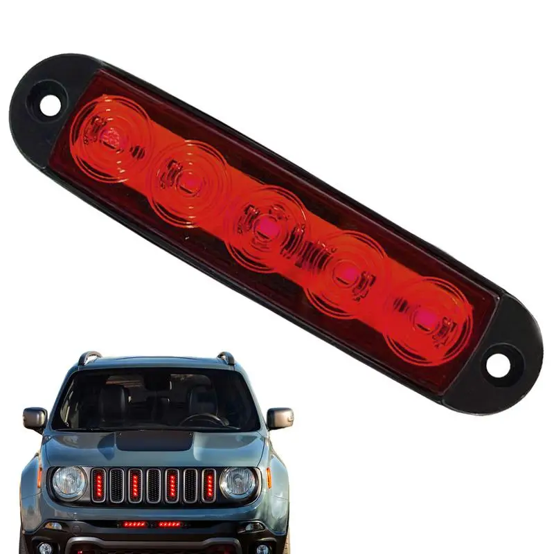 LED Truck Trailer Light Front Rear LED Side Marker Lights Caravan Sealed Indicators Clearance Lamp Turn Signal Stop Running