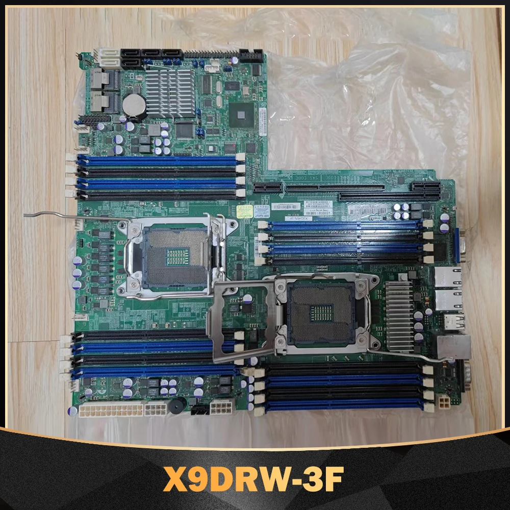 Server Motherboard LGA2011 DDR3 Xeon E5-2600 V1/V2 Family For Supermicro X9DRW-3F