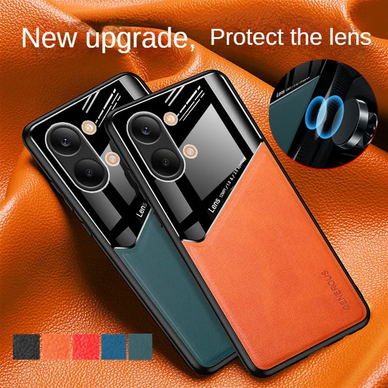 

Чехол с магнитным держателем на присоске для Xiaomi Poco X8 Pro Max, защитный чехол, противоударная рамка, Coque Funda