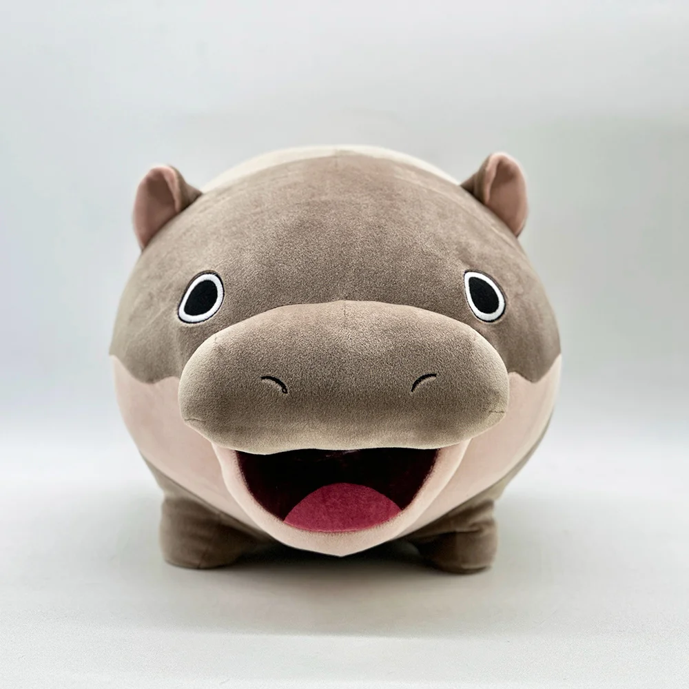 Fool Lovely Hippopotamus Plush Toys Cartoon Creative Huggable Pillow Huggable Pillow Soft Stuffed Animal Sofa Cushion