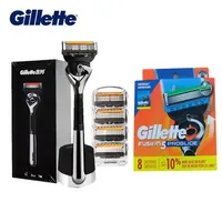 Gillette Razor Fusion Manual Safety Shaver Replacement Head Cassettes 5 Layer Blades for Men Face Hair Beard Shaving Machine