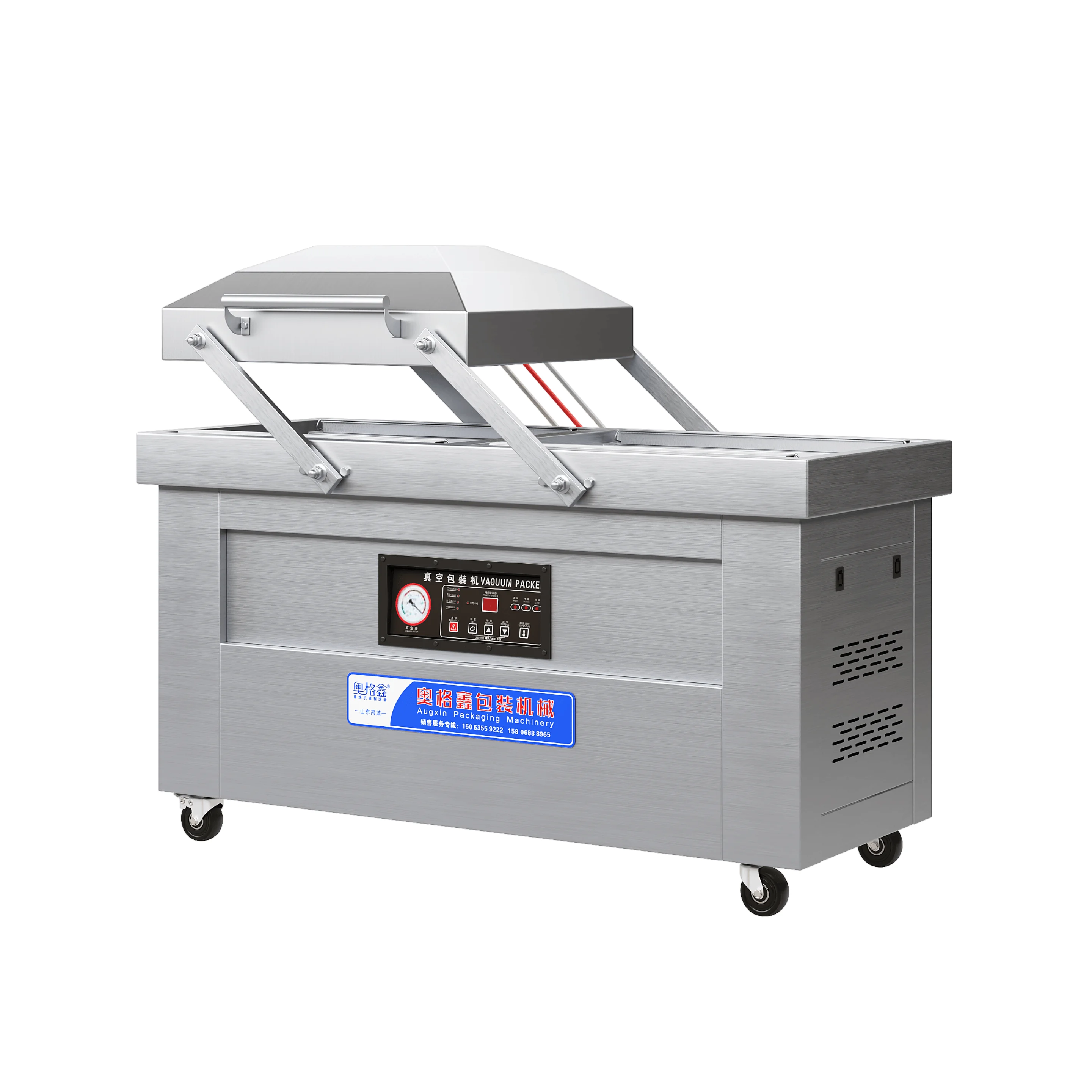 

Double Chamber Packing Machine 400 Commercial Vacuum Sealing Machine Sausage Burger Vacuum Packing Machine