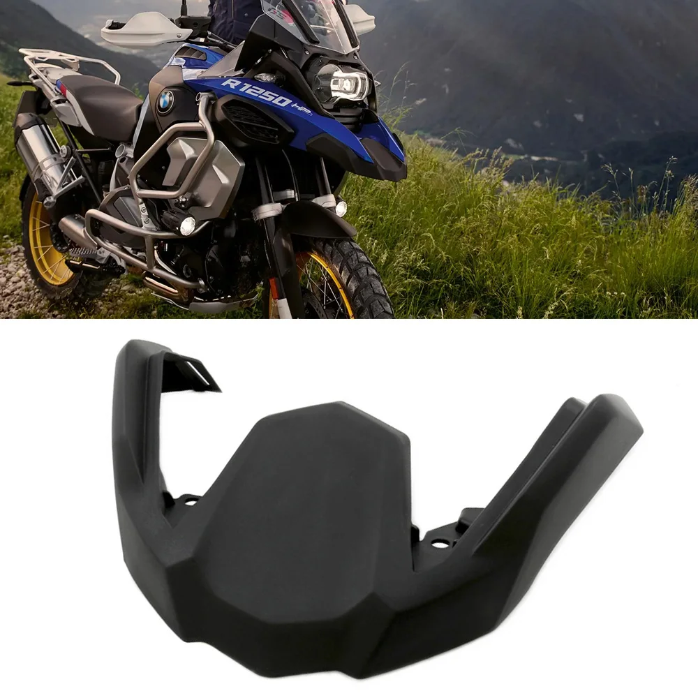 Front Wheel Fender Beak Lip Extension Cowl Nose Cone Cover Black For BMW R1200GS R 1200 GS ADV GSA Adventure 2014 2015 2016 2017