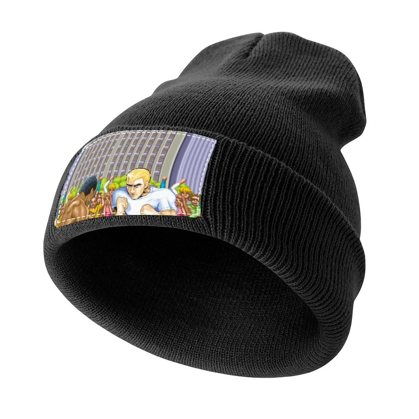 

Street Fight with a View Knitted Cap Luxury Cap Trucker Cap Men Women's