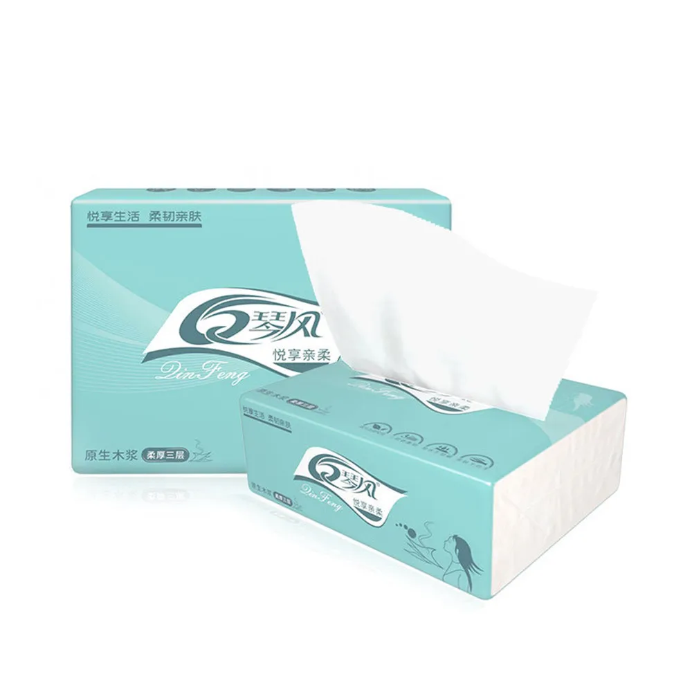 Disposable Face Towel Soft Facial Tissue Pumping Paper Home Restaurant Paper Draw Napkin Log Toilet Paper Facial Tissue