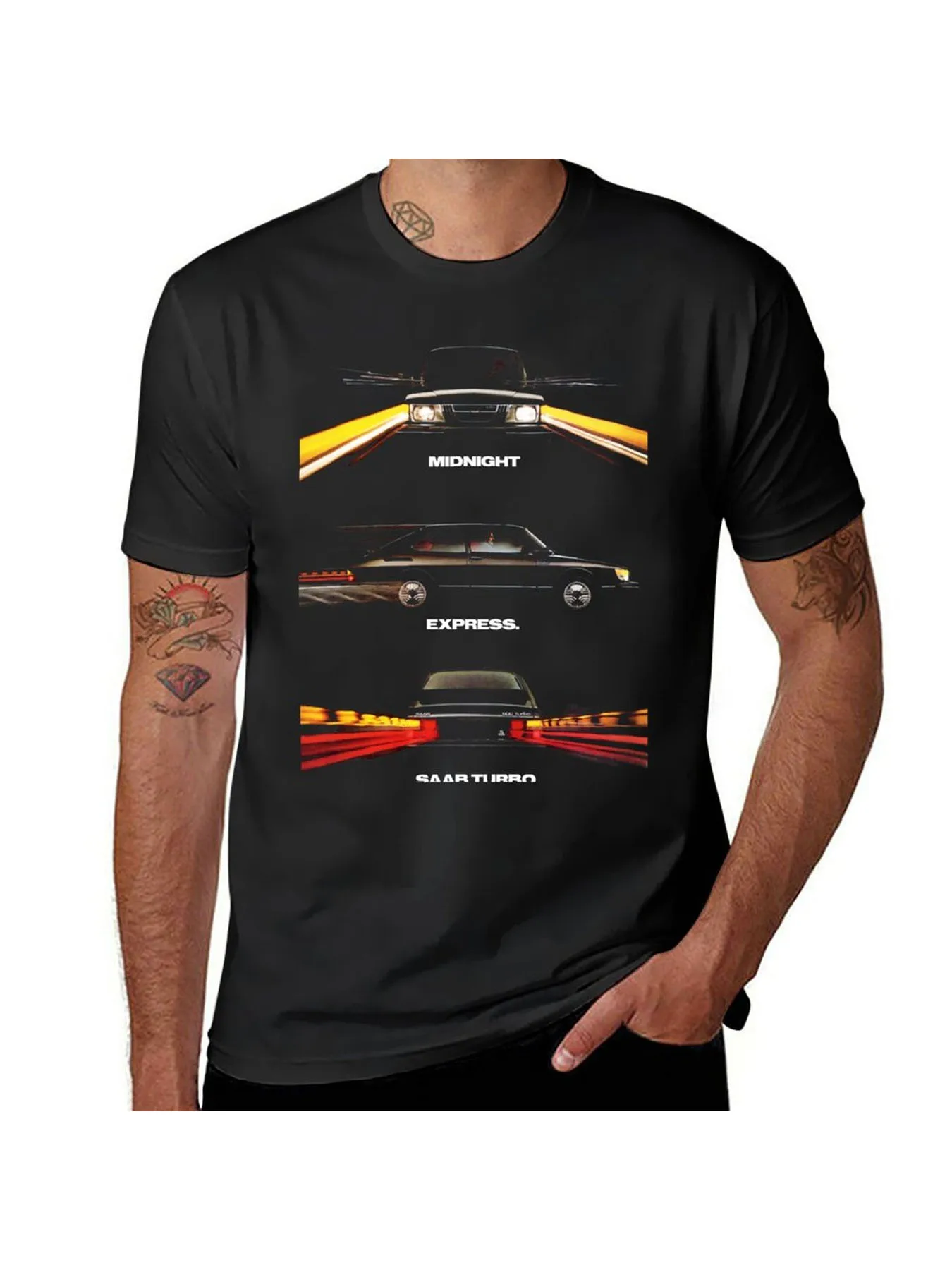 New SAAB 900 TURBO T-Shirt Plus Size Tops Short T-Shirt T-Shirts for Men Pack