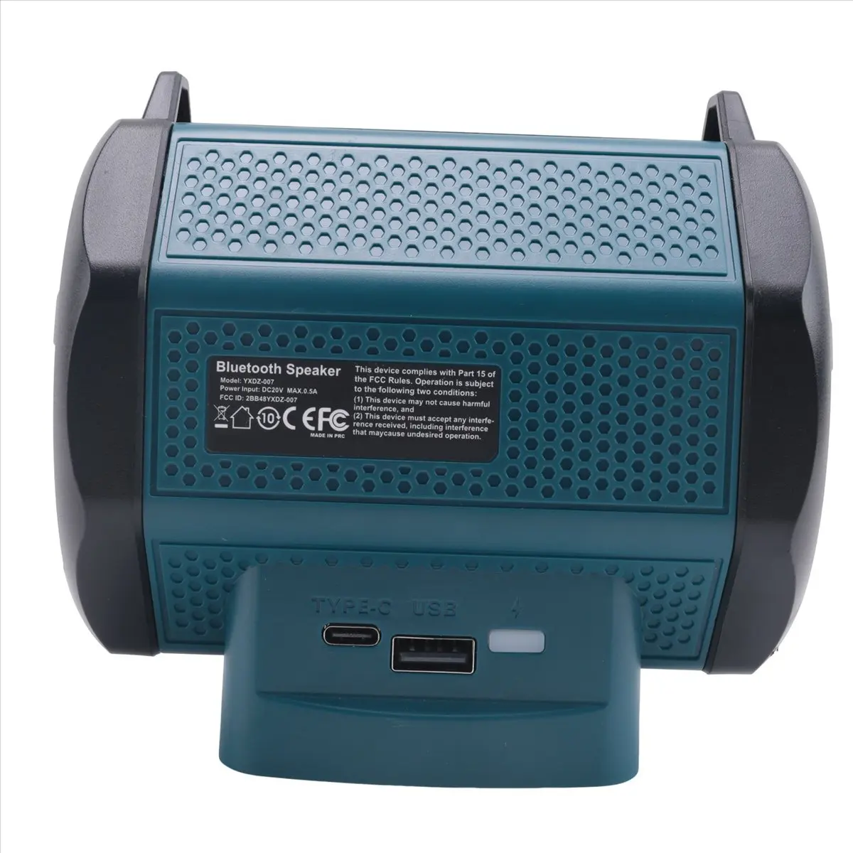 *X07A Portable Cordless Bluetooth Speaker for Bosch 18-20V Li-Ion Battery with USB Type-C Port Player Loudspeaker Amplifier