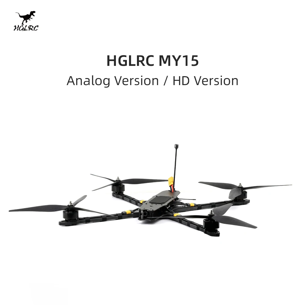 HGLRC MY15 15‑inch FPV Drone ELRS 2.4GHz & 915MHz Dual‑Band 1.6W Analog / HD Version Long Range Quadcopter