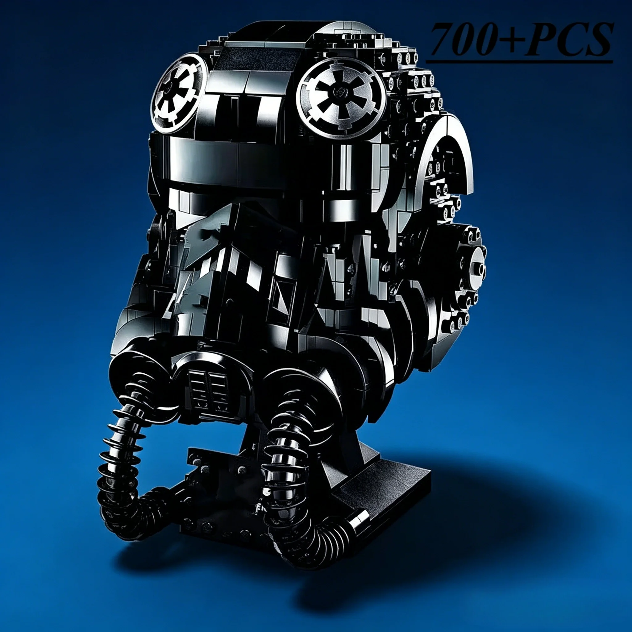 Hot Toys Anime Stormtrooper Vader Tie Fighter Pilot Helmet Building Blocks Bricks Collection Model 75274 Regalos para Niños y Adultos