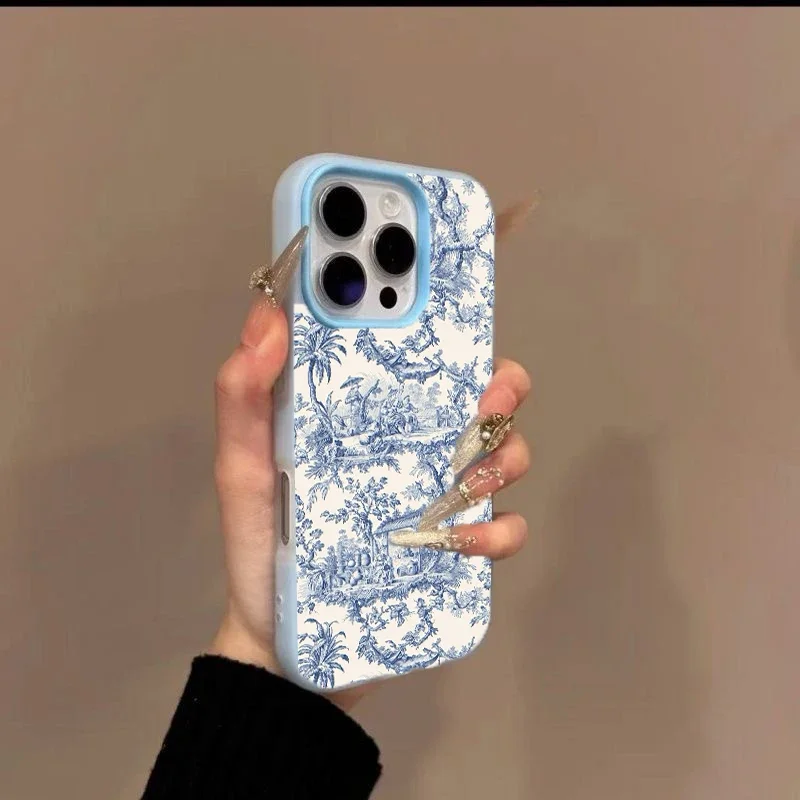 Adorable Girl Floral Classic Case For Samsung Galaxy A55 A54 A15 A14 A34 A24 A35 A06 S22 S21 FE S20 Plus Note 20 Ultra A05 A05S