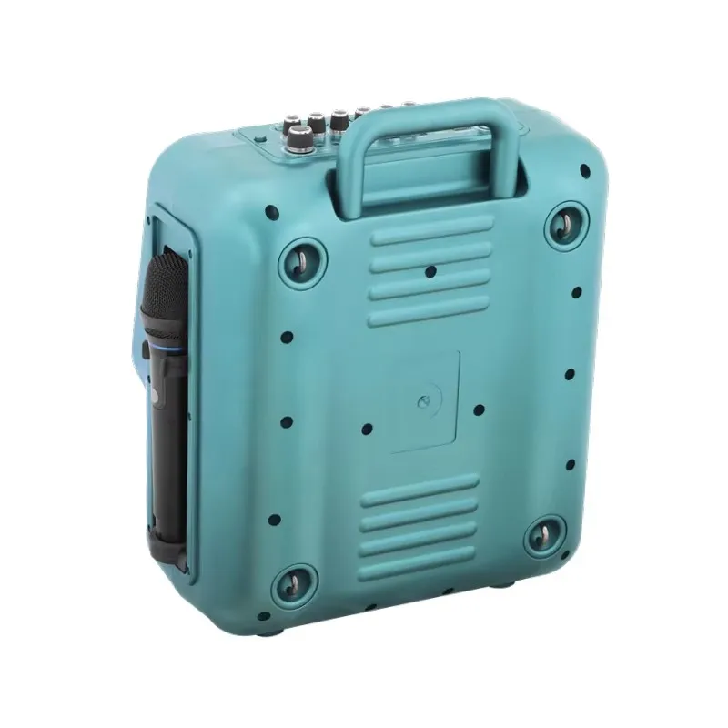 40W Karaoke BT5.3 Speaker Portable 3D Stereo Surround Speakers Waterproof Wireless Subwoofer with Two Microphone Boombox