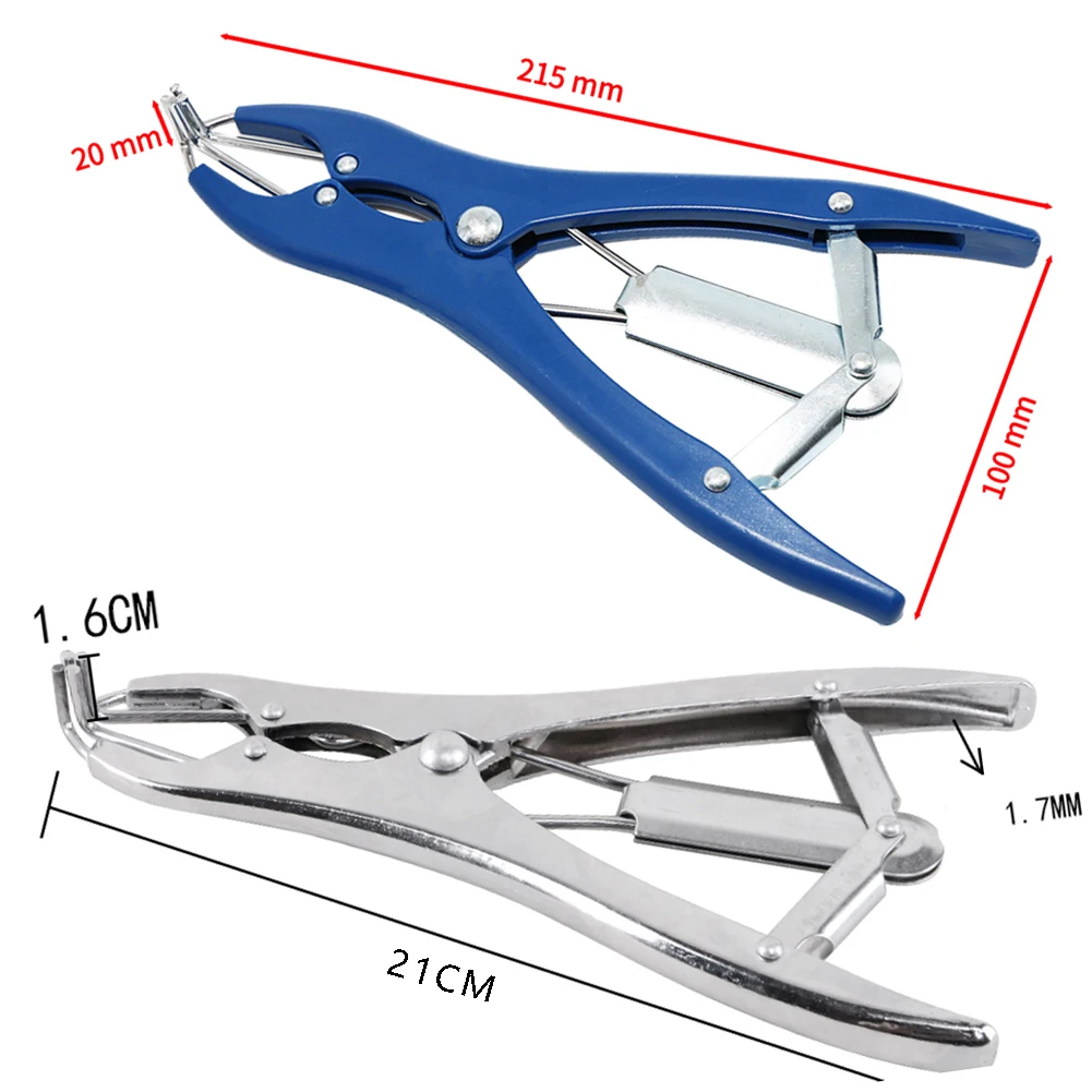 1 Set Goat Castrate Pliers Tail Cut Pig Sheep Emasculate Forcep Bloodless Dilation Forceps Veterinary Castration Equipment