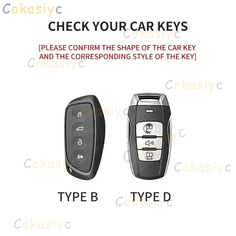 Car Key Case Protector Cover for Great Wall Haval/Hover H6 Dargo M6 PLUS Cratos H9 JOLION F5 H2S F7 H7 Suede Car Key Keychain