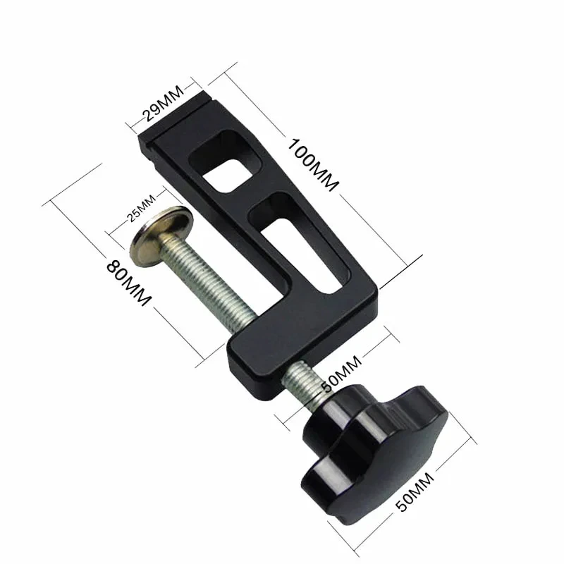 Imagem -04 - Carpintaria Fence Clamp Bancos de Liga de Alumínio Serras Mesa Plaina Fixação Clip para 45 75 tipo t Slot Track Pcs