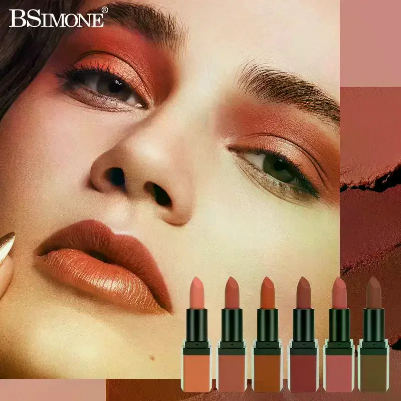 BSIMONE 3.5g Multi-Color Moisturizing Niche Non-Stick Cup Not Easy To Fade Long-Lasting Color Lipstick Matte Lip Gloss