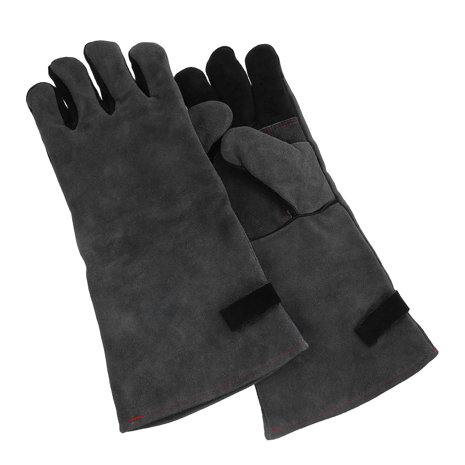 

1Pair Heat Resistant Bbq Gloves Heavy Duty Grilling Mitts Insulated for Oven Fireplace Cooking Protection
