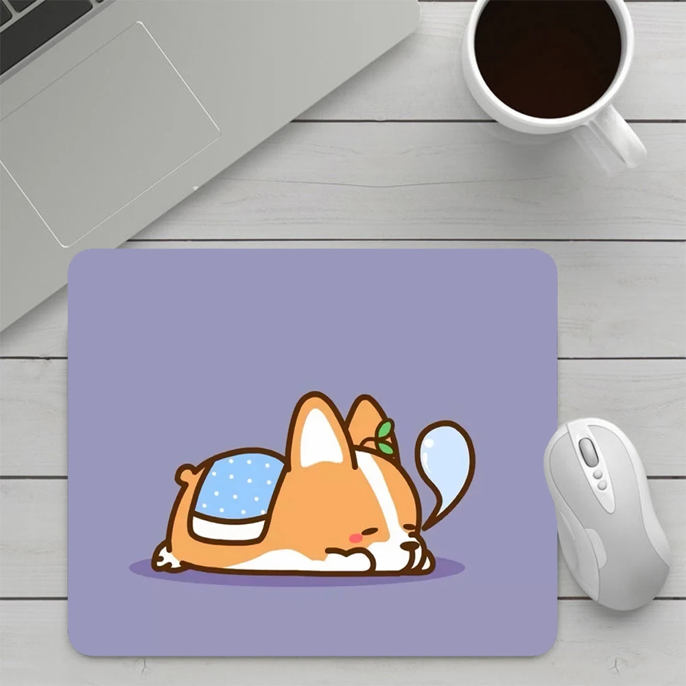 Leuke Welsh Corgi Kleine Gaming Muismat Computer Mousepad Pc Gamer Muis Mat Laptop Kantoor Mausepad Xxl Toetsenbord Mat Bureau pad