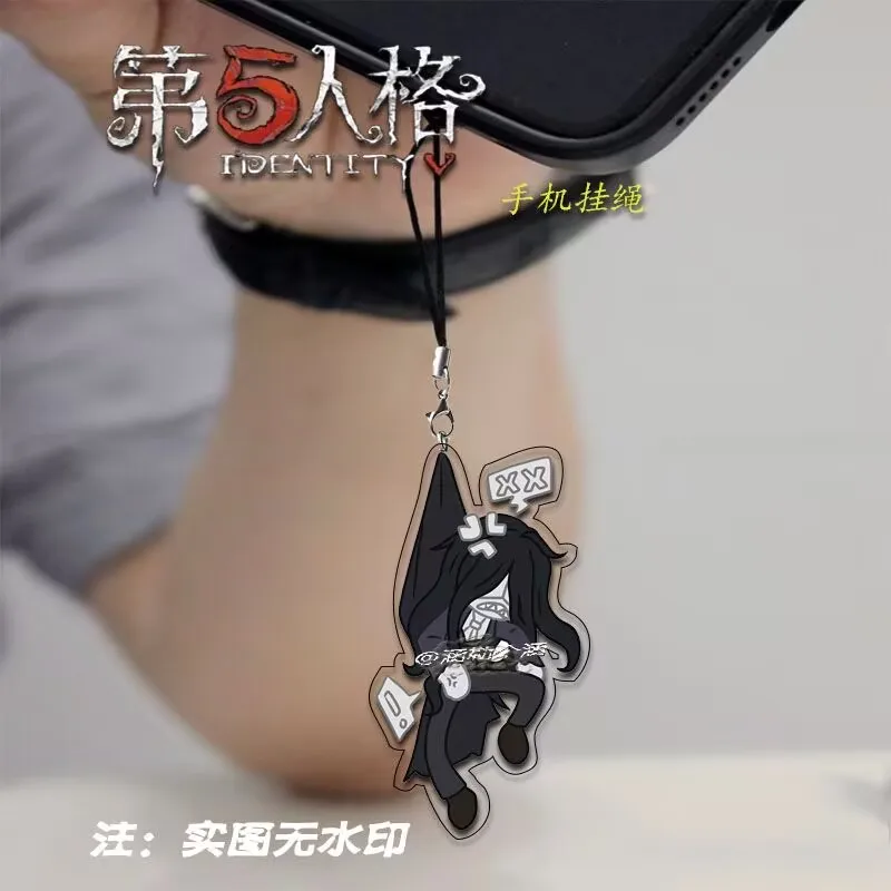 سلسلة هواتف محمولة محيطية "Identity V" كرتونية "Tomb Keeper، Broken Wheel" هي نفس الطراز لحبل الهاتف المحمول والقلادة