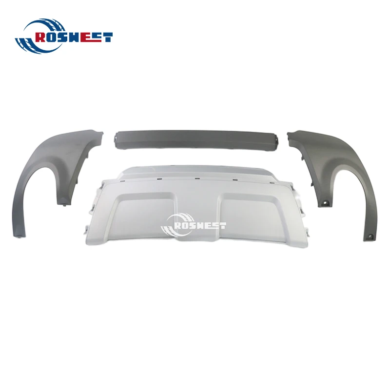 Rear Bumper Insert Tail Throat Exhaust For Land Rover Range Rover Evoque Prestige Version 2010-2019 Grey Style Car Accessories