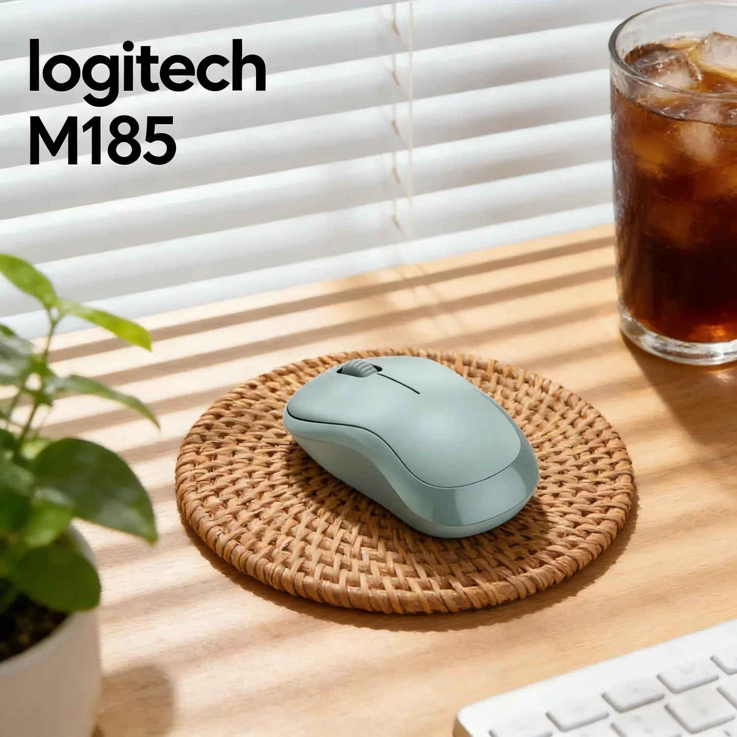 

Беспроводная двухрежимная бесшумная мышь Logitech M185, Bluetooth 2.4G, с двумя режимами подключения, без шума в конференц-залах и офисах Logitech