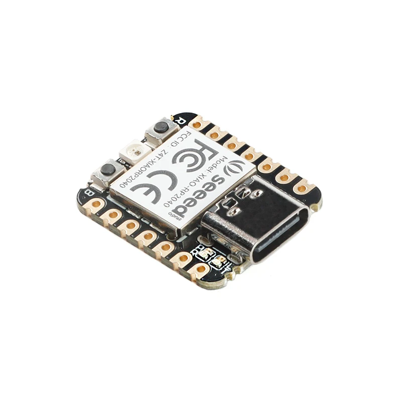 Seeed XIAO RP2040 متحكم ثنائي النواة معالج أي آر إم كورتكس M0 + 2MB فلاش I2C/UART/SPI/SWD لاردوينو/Micropython/الدوائر