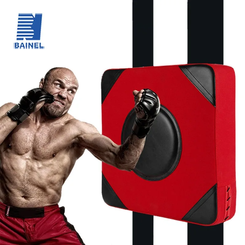 

Faux Leather Wall Punching Pad Target Training Sandbag Boxing Pad Kicking Punching Shield for Fighter Martial Arts Fitness