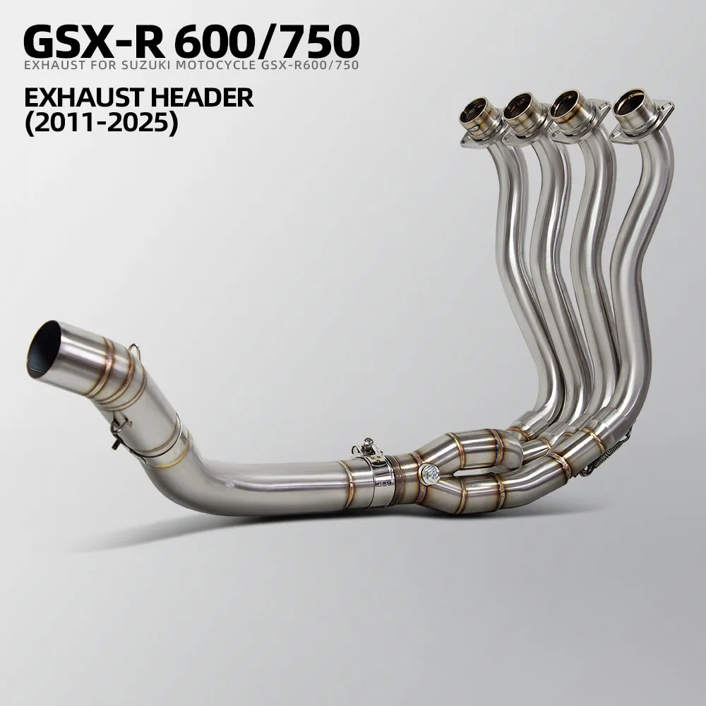 GSXS600 Exhaust Manifold For Suzuki GSXS750 GSXR600 GSXR750 2011-2026 Motorbike Escape Pipe Modify 51mm Racing Headers Tube Kit