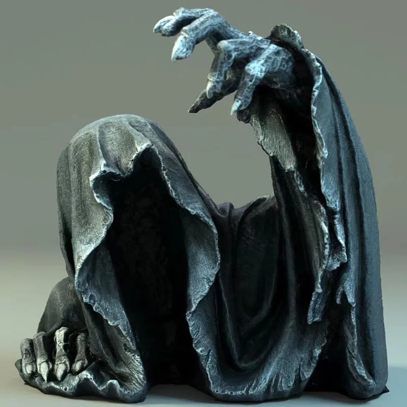 

Garden Ghost Hand Sculpture Resin Decoration Outdoor Homestay Figurines Ornaments Atmosphere Horror Hell Messenger Accessories