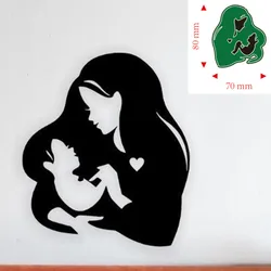 metal cutting dies mold mother and baby decoration Scrapbook paper craft knife mould blade punch stencils dies