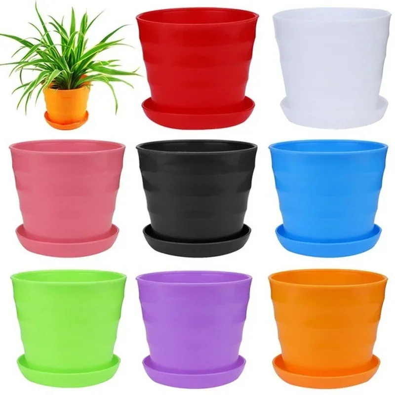 Colorful Succulent Plant Pots, Used For Home Office Desktop Decoration With Random Colors