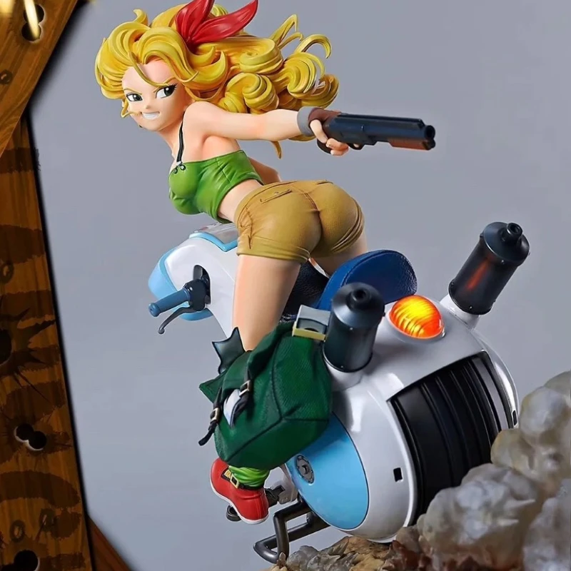 

30cm Dragon Ball Anime Figure Lunch Periphery Resin Model Beautiful Girl Statue Desktop Decorative Ornaments Birthday Gifts Toys