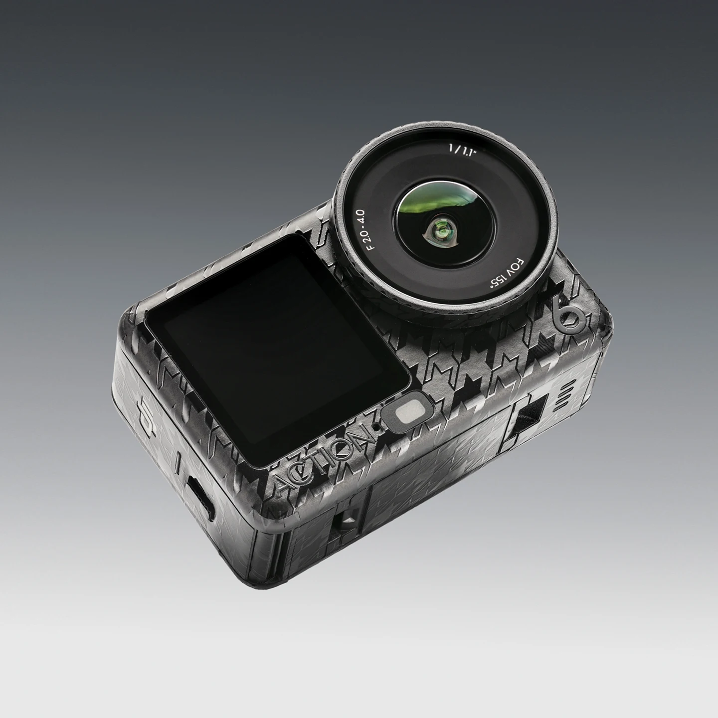 For DJI Action 6 Skin,DJI Osmo Action 6 Camera Sticker,Scratch-resistant protective film, full coverage protection