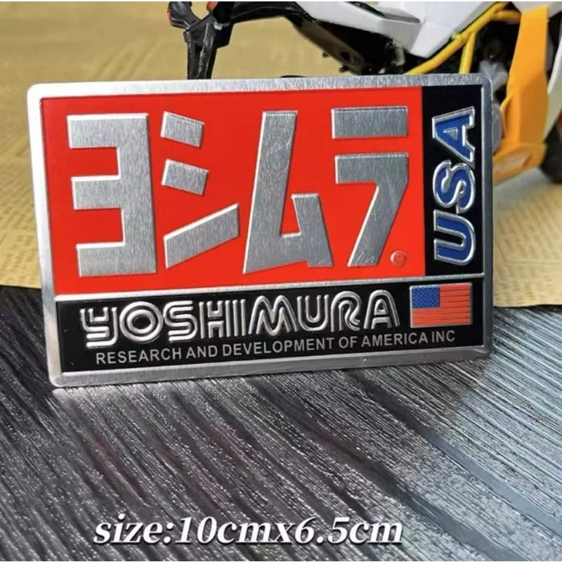 

Yoshimura & Jimura Motorcycle Exhaust Sticker - Customized Heat-Resistant Decal for Pipe Retrofit, Car/Bike Upgrade