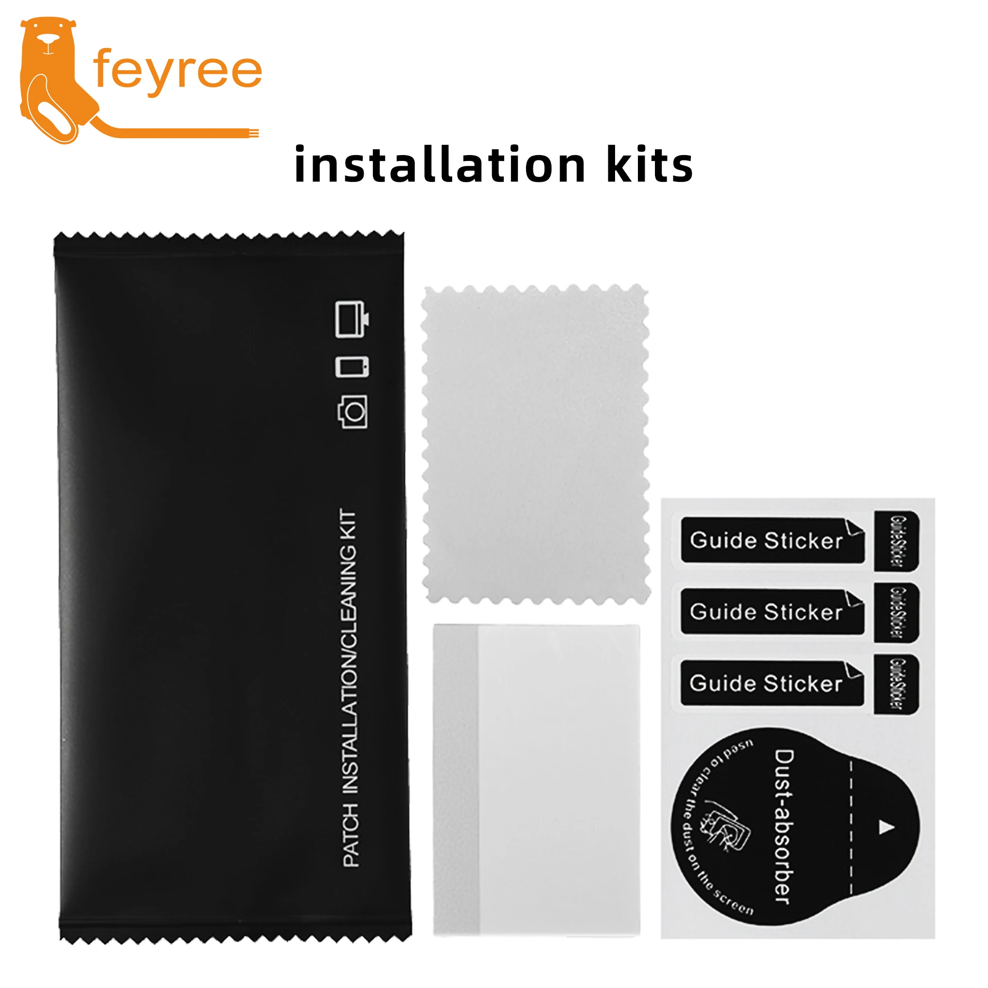 Feyree Protective Transparent Screen Protector Film Installation Kits for Lion King Ultra EV Charger Easy Installation