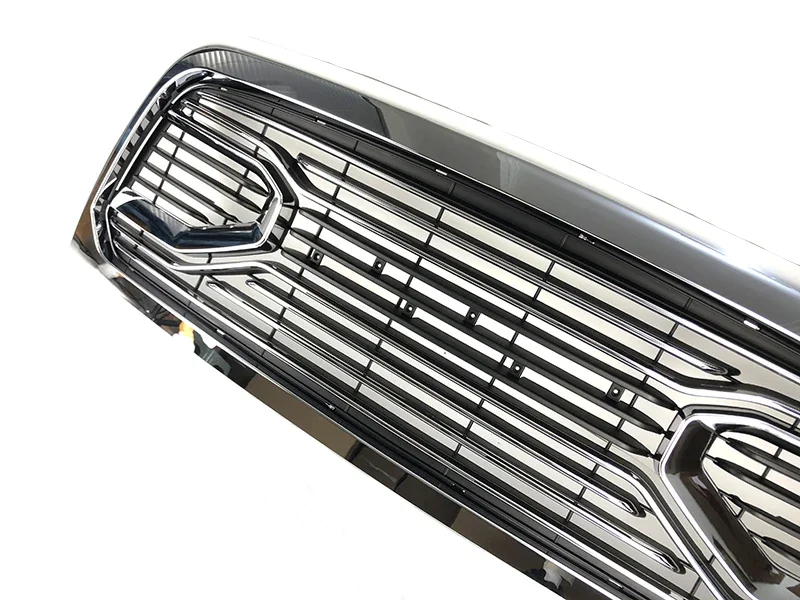 Front upper grill fit for  ram 2500 3500 2010 2018 pickup truck parts custom big horn chrome