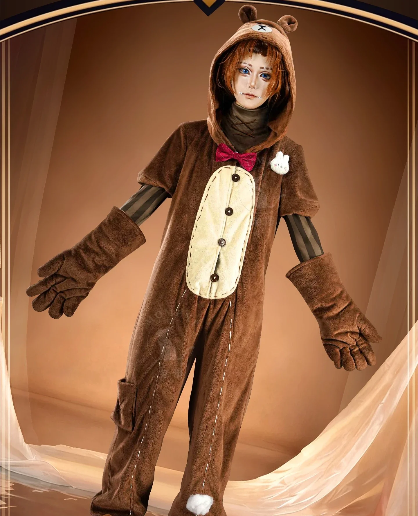 

COFUN Identity V Naib Subedar Brown Bear Cosplay Costume Cos Game Anime Party Uniform Hallowen Play Role Clothes Clothing